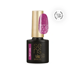 Crystal Nails SENS HEMA FREE 3G polish - Flash Holo Violet 4ml főképe